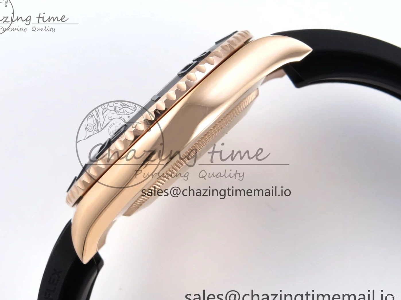 126655 A3235 Yacht-Master EWEF Dial Black 40mm on Best Strap Edition Oysterflex 0413